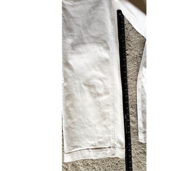 Everlane White Jeans Wide Leg High  Rise /Waisted Pants, New Sz 0 - Picture 7 of 8
